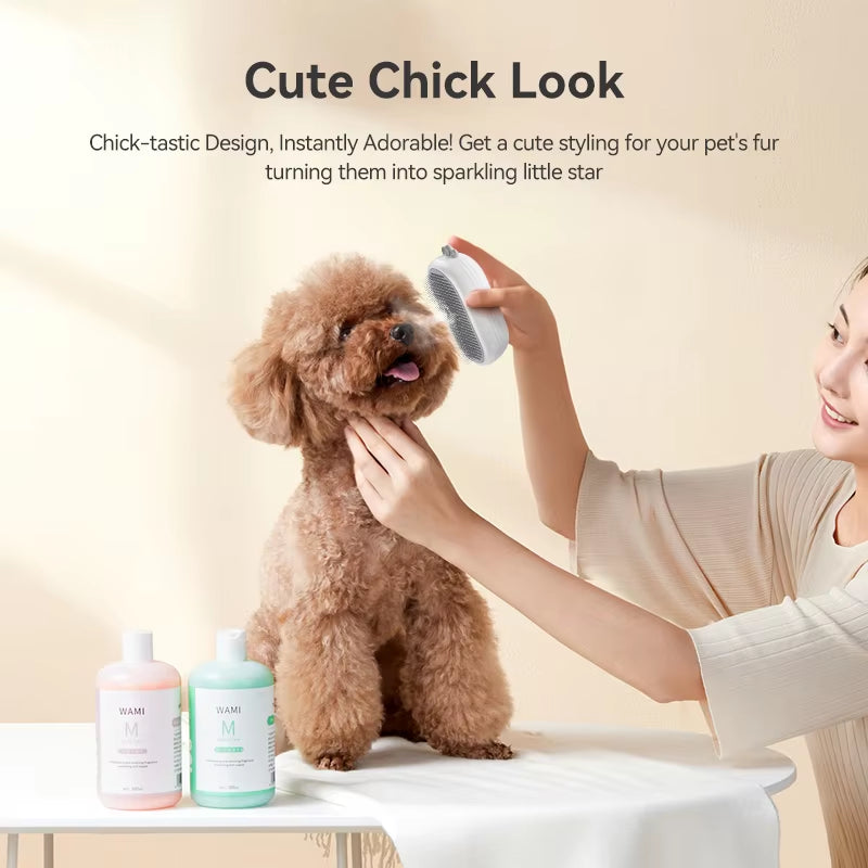 ROJECO Pet Steam Comb Cat Electric Spray Brushes for Dog Hair Removal Combs Pet Hair Grooming Tools Kitten Hair Removal Brushes