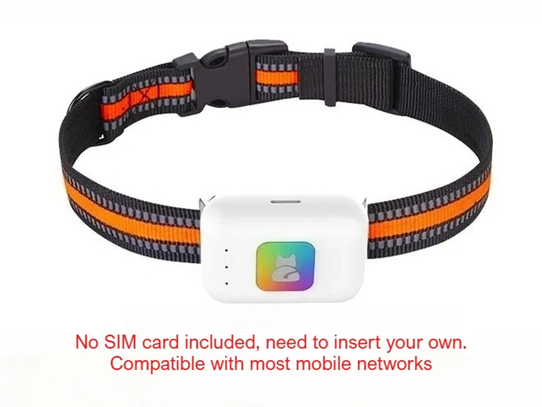 4G Dog GPS Tracker Smart Collar for Pets Dogs Cats No Monthly Fee No Subscription No Hidden Fees Anti-Lost Alarm & Geo-Fence