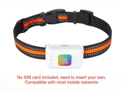 4G Dog GPS Tracker Smart Collar for Pets Dogs Cats No Monthly Fee No Subscription No Hidden Fees Anti-Lost Alarm & Geo-Fence