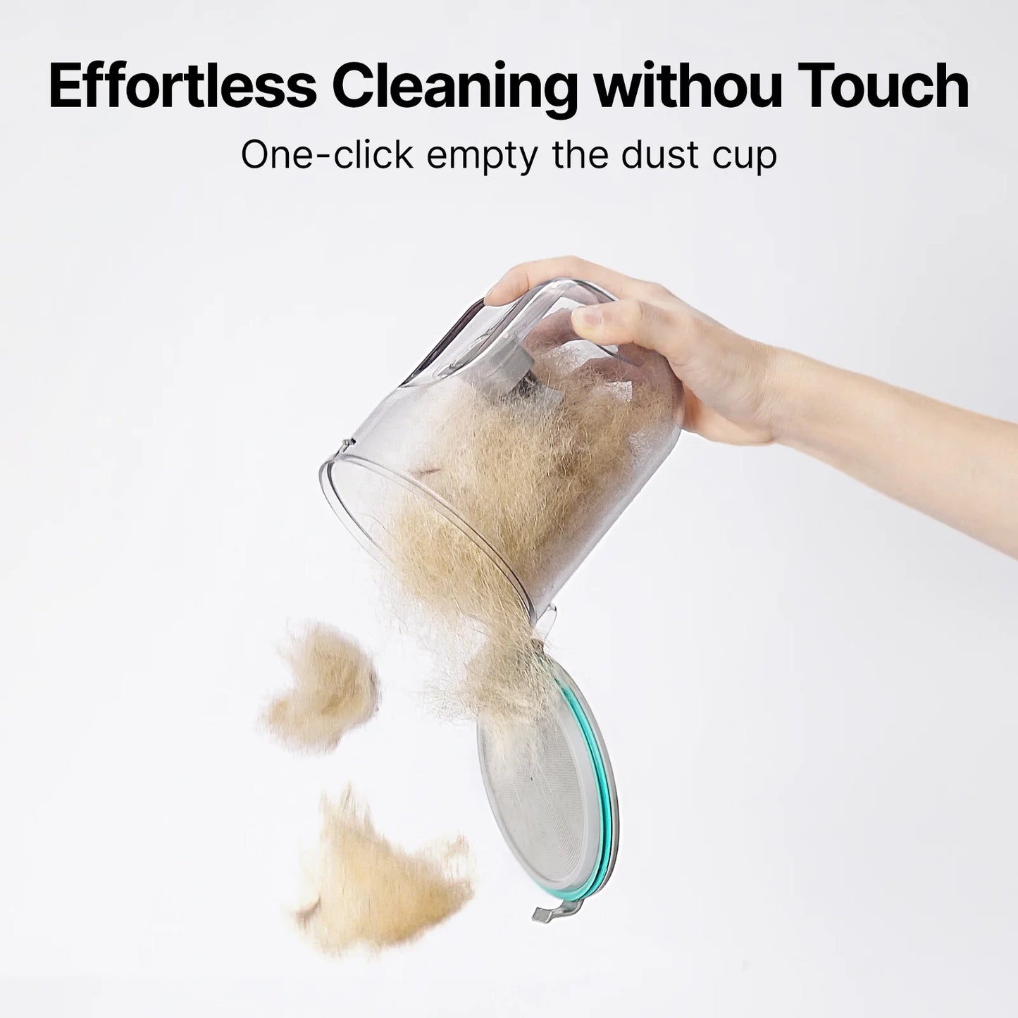Neabot P1 Pro Dog Grooming Kit with Vacuum, 5-In-1 Low-Noise Pet Clippers, Deshedding Brush