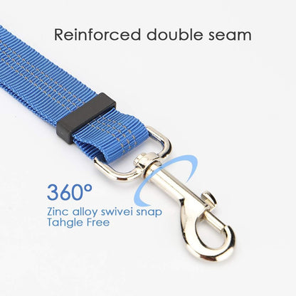 Dog Seat Belt, 2019 New Adjustable Dog Seat Belt Harness, Dog Vehicle Seat Belt, Car Headrest Restraint Pet Leash for Driving/Travel/Daily Use（Blue）